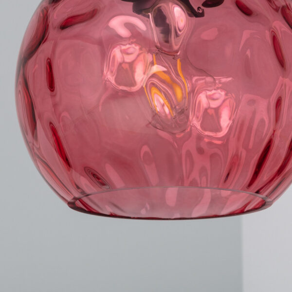 LAMPADA A SOSPENSIONE SALE ROSSO LAMPONE - immagine 5