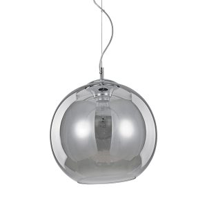 LAMPADA A SOSPENSIONE SFERA 200 ARGENTO